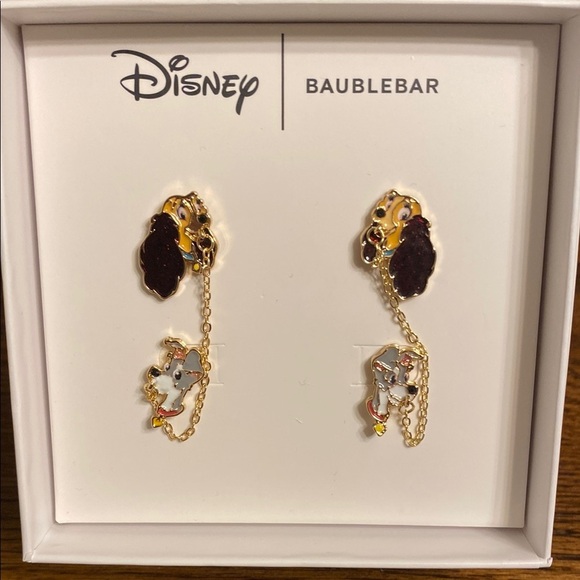 BaubleBar Disney Lady & the Tramp Earrings - Picture 1 of 4